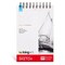 KINGART® Sketch Paper Pads - Top Spiral – 5.5" x 8.5" (2 Pack, 100 Sheets Each)
